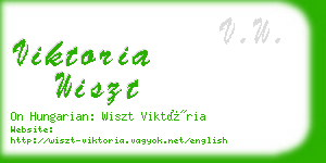 viktoria wiszt business card